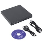 USB 2.0 externe DVD Combo CD-RW Graveur lecteur CD + -RW DVD ROM Noir Promotion