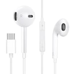 Wired Earphones for Apple Lightning Android Type-C Huawei Mobile with In-Ear Design Blue 25x22cm