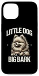 Coque pour iPhone 13 Little Dog Big Bark Poméraniens Chien Poméranien