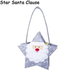 Candy Box Gift Bag Mini Tote Star Santa Clause