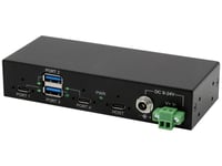 Usb 3.2 Hub 4-Porter Gen2 Inkl. Strømforsyning 2Xc Og 2Xa Tilkoblinger, Usb3.1 Kabel