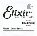 Cordes Elixir® à l'unité en Phosphore Bronze pour guitare acoustique avec revêtement NANOWEB® (.053)