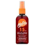 Malibu SPF 15 Dry Oil Spray Medium Protection Water Resistant 100ml