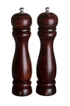 Premier Housewares Pepper Mills Grinders Tropical Hevea Pepper Grinder Refillable Twisting Wooden Grinder Pepper Mill (h X W X D): 22 X 5 X 5 Cm Each