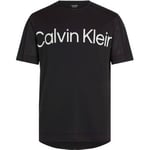 Calvin Klein Sport Pique Gym T-shirt Svart Large Herr