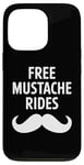 Coque pour iPhone 13 Pro Free Moustache Rides Moustache Face Sitting