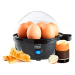 Neo 3 in 1 Durable Kitchen Electric Egg Cooker, Boiler, Poacher Poached Boiled & Omelette Maker Machine Steamer with Timer (Clear Egg)