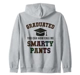 Funny GRADUATED SMARTY PANTS I Teach Educational Rockstar Zip Hoodie