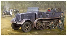 Trumpeter 009538 SD.Kfz.8(DB9) Half-Track Artillery Tractor Kit de modélisme en Plastique coloré