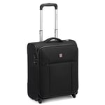 RONCATO Evolution Trolley Cabine Souple easyjet 2 Roues, Noir, EasyJet 45 x 36 x 20 cm, Trolley Cabine 2 Roues avec Cadenas à Triple Combinaison et TSA Parfait pour Les Vols Easyjet