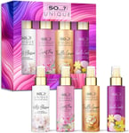 So...? Unique Mini Mist Womens Gift Set - Body Mist Fragrance Gift Set 4 x 50ml