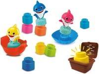 CLEMENTONI - Jouet à partir de 6 mois – Cubes souples Baby Shark -  - CLE17426