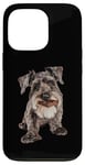 iPhone 13 Pro Miniature Schnauzer Chocolate Case