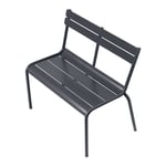 Fermob - Luxembourg Kid Bench Anthracite 47 - Trädgårdsbänkar - Frédéric Sofia - Grå - Metall