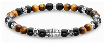 Thomas Sabo A2087-507-7-L17 Men's Black Onyx Tiger's Eye Jewellery