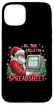 Coque pour iPhone 15 Plus This Calls for a Spreadsheet Pull de Noël moche et amusant