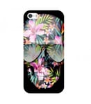 Coque Iphone 7 Iphone 8 mort exotique noir tropical fleur summer