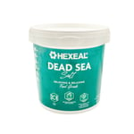 Hexeal Dead Sea Salt 1kg – 1kg Bucket of 100% Natural Coarse Food Grade Salt