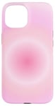 iPhone 15 Light Pink Aura Cute Pastel Pink Ombre Gradient Case