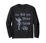 Disney Peter Pan Tinker Bell Kid Never Grow Up Silhouette Manche Longue