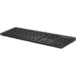 HP Keyboard Wired QWERTY Black 125