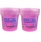 ECO STYLER PROFESSIONAL STYLING CURL AND WAVE GEL 8OZ ( PACK OF 2 )