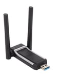 Wifi 6 -sovitin 2.4G 573.5Mbps 5G 1201Mbps Dual Band WiFi 6 USB3.0 Langaton verkkokortti Nopea WiFi-vastaanotin