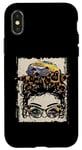 iPhone X/XS Monster Trucks Smashers Jam Hot Messy Bun Hair Leopard Case