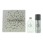 Calvin Klein Ck One 2 Piece Gift Set: Eau de Toilette 100ml - Deodorant Spray 15