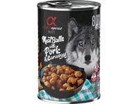 Alphaspirit Alpha Spirit Köttbullar På Burk Med Fläsk &Amp  Kummin 400 G - (6 Pk/Ps)