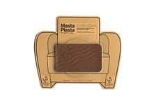 MastaPlasta Self-Adhesive Premium Leather Repair Patch - Tan Flag 10cm x 6cm (4in x 2.4in). First-Aid for Sofas, Car Seats, Handbags, Jackets