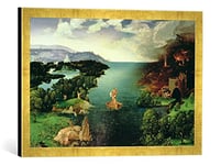 Kunst für Alle 'Encadré Image de Joachim Patenier Or Patinir Charon Crossing The River Styx, 1515–24, d'art dans Le Cadre de Haute qualité Photos Fait Main, 60 x 40 cm, Or Raya