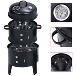 Vidaxl - Gril barbecue au charbon 3 en 1 40x80 cm n/a