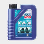 Liqui Moly Delsyntetisk olja till 4-takt inom- & utombordare Marine 4T Motor Oil 10W-30, för bensinmotorer, API SM NMMA FC-W, 60 liter