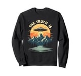 THE TRUTH IS UFO Mountain Sunset Sweatshirt