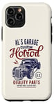 Coque pour iPhone 11 Pro Al's Hotrod Garage Classic Car Custom Al Design