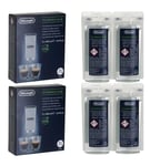 Delonghi EcoDecalk Mini Coffee Machine Maker Cleaner Descaler 4 x 100ml Sachets