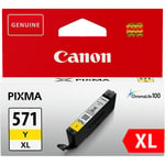 CARTOUCHE CANON JAUNE 571 XL / CLI-571xl CLI571yxl cli-571 pas 570 noir cyan