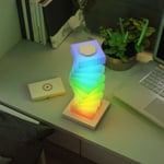 RGB Touch Lamp Lightweight Stackable LED Lamp With Wireless Charging Base For