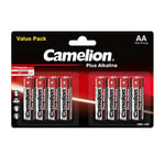 Camelion 11044806 - Plus Alkaline Batterien LR6 / AA / Mignon, 8er