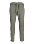 JACK & JONES Men's Jpstmarco Jjsummer Chinos Pants, Agave Green, 33 W/30 L