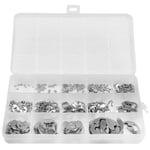 290 st/set E-klämma Circlip bricka sortiment kit rostfritt stål 1,2-15 mm extern låsring C