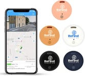 ReFind R2 Smart Tracker. Mini GPS Tag, Live Tracking on Free App Bluetooth 5.0.