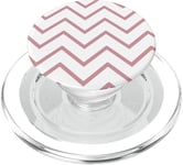 Grand motif chevron en zigzag rose PopSockets PopGrip pour MagSafe