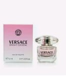 3 x Versace Bright Crystal Eau de Toilette 5ml Miniature Travel Size 