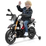 Costway - Aprilia Moto Electrique Enfants, Véhicule 12V pour Enfants 3 à 8 Ans avec Lumières led, Avant et Arrière, Musique MP3 et 2 Roues