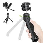 ULANZI TT38 Vlog Tripod, Mini Trépied pour Appareil Photo, Capacité de Charge 3kg, Trépied Vlogging Bureau avec UKa et F38 Système Rapide, Compatible avec Sony a7c, Nikon z30 et FUJIFILM X-S10/X-S20