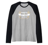 2025 Promoted to Great Grandpa Soon to Be Great Grandfather Raglan Baseball Tee