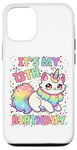 Coque pour iPhone 12/12 Pro Anniversaire Fille 13 ans Chat Licorne 13ème Anniversaire