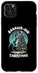 Coque pour iPhone 11 Pro Max Balade autour du dinosaure de Noël